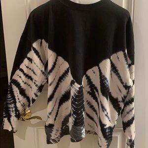 Oversized tie dye sweatshirt